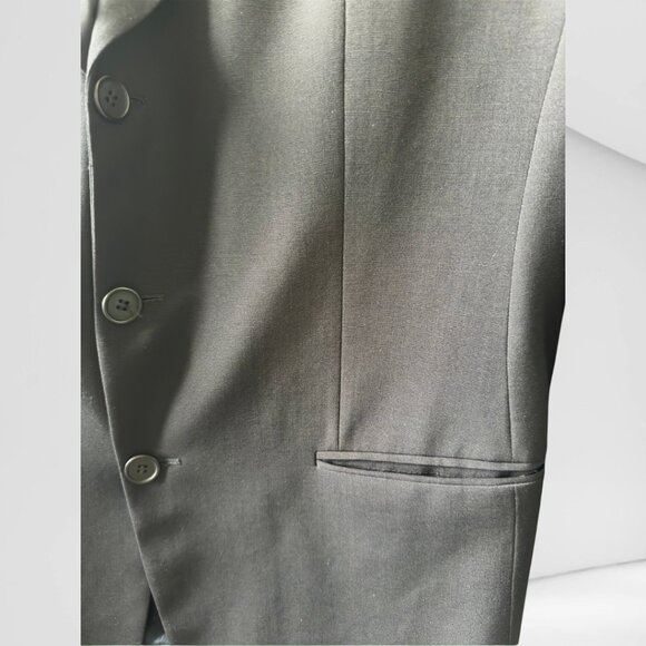 Giorgio Armani Suit Mens US 44 R Dark Blue Virgin Wool 100%, 2 Piece - Picture 9 of 17